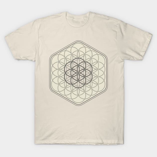 Metatron's Cube T-Shirt by Sojourner Z